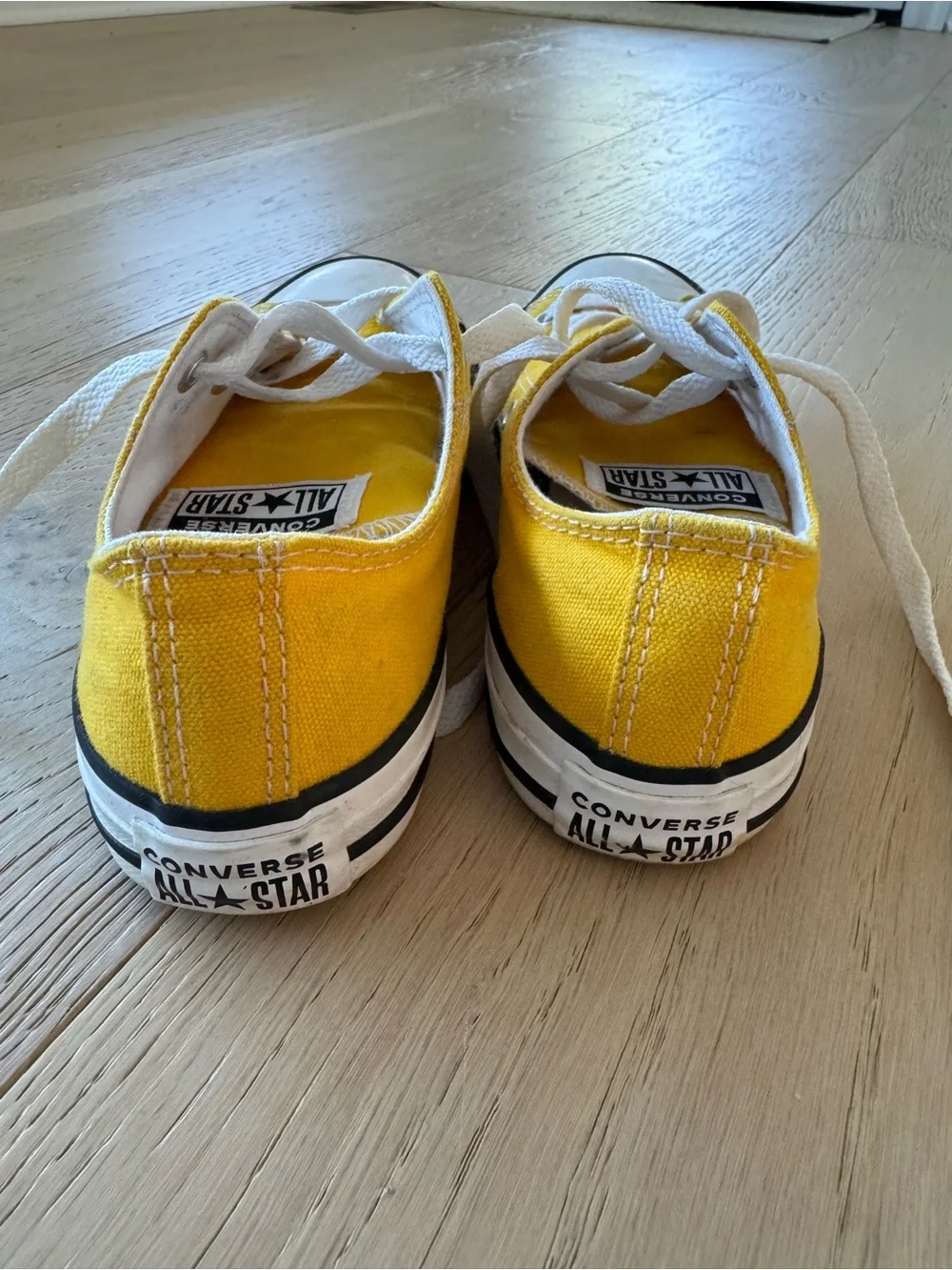 Converse Yellow Low-Top Canvas Sneakers